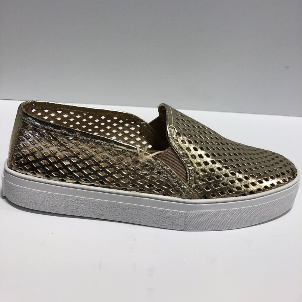 Jibs Women’s Classic, Gold Slip-On Shoes, Size 6M